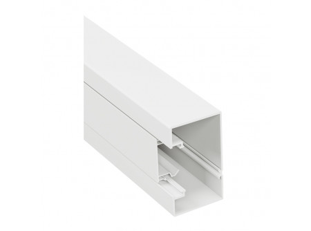 Legrand 638020 - DLP S 85x50 mm kábelcsatorna bepattintós 45-ös szerelvényhez 2m/szál, fehér