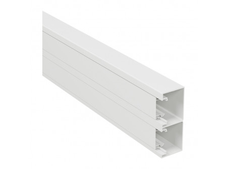 Legrand 638040 - DLP S 130x50 mm kábelcsatorna bepattintós, 45-ös szerelvényhez 2m/szál, fehér