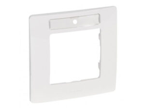 Legrand 665006 - Niloé 1-es keret címketartóval, fehér