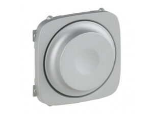 Legrand 752047 - Valena Allure Forgatógombos fényerőszab. burkolat, Alumínium