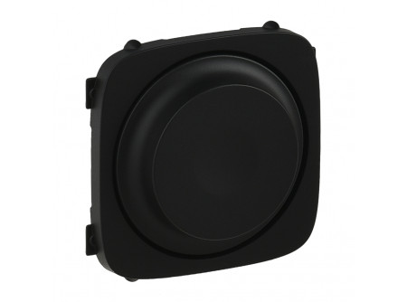Legrand 752048 - Valena Allure Forgatógombos fényerőszab. burkolat, Fekete