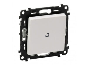 Legrand 752112 - Valena Life váltóérintkezős nyomó, jelzőfénnyel fehér