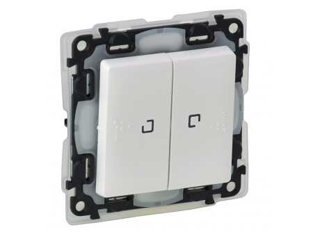 Legrand 752159 - Valena Life kettős váltókapcsoló jelzőfénnyel, IP44 fehér