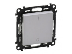 Legrand 752302 - Valena Life kétpólusú kapcsoló 16 AX alumínium