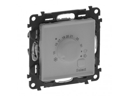 Legrand 752333 - Valena Life elektronikus szobatermosztát alumínium