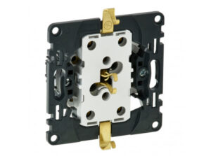 Legrand 753027 - Valena InMatic 2x2P+F csatlakozóaljzat gyermekvédelem nélkül, rugós vezetékbeköt