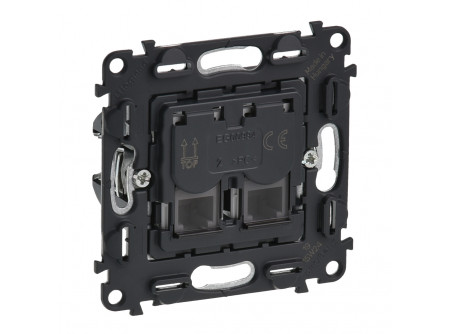 Legrand 753039 - Valena InMatic 2xRJ11 csatlakozóaljzat mechanizmus