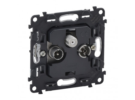 Legrand 753052 - Valena InMatic TV-Rádió-SAT csatlakozóaljzat mechanizmus, 1,5 dB