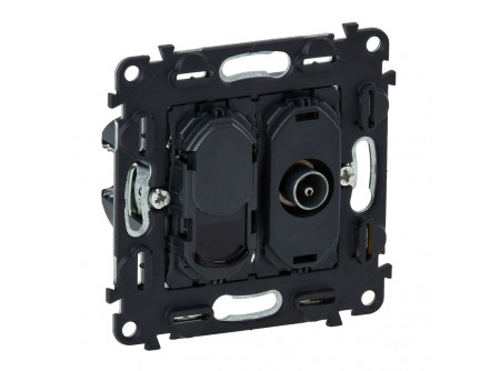 Legrand 753055 - Valena InMatic TV csatlakozóaljzat + RJ45 Cat. 6 UTP aljzat mechanizmus