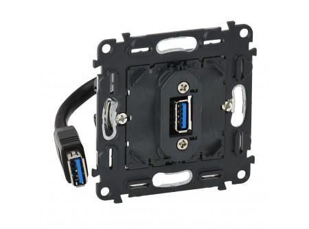 Legrand 753082 - Valena InMatic elővezetékezett USB adatátviteli csatlakozóaljzat mechanizmus