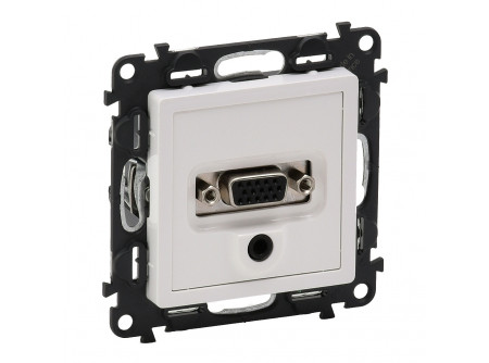 Legrand 753170 - Valena Life HD15 + 3,5 mm Jack aljzat fehér