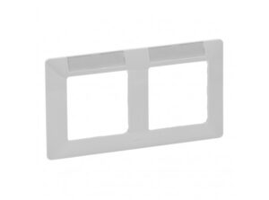 Legrand 754012 - Valena Life kettős keret, vízszintes, címketartóval fehér
