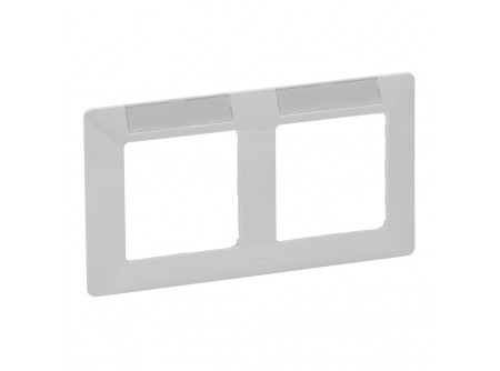 Legrand 754012 - Valena Life kettős keret, vízszintes, címketartóval fehér
