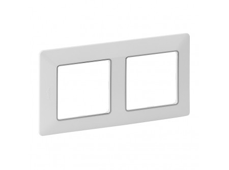 Legrand 754032 - Valena Life kettős keret fehér-króm