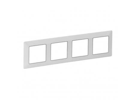 Legrand 754034 - Valena Life négyes keret fehér-króm