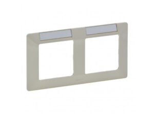 Legrand 754052 - Valena Life kettős keret, vízszintes, címketartóval elefántcsont