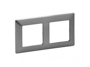 Legrand 754152 - Valena Life kettős keret Inox dekor