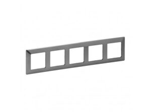 Legrand 754155 - Valena Life ötös keret Inox dekor