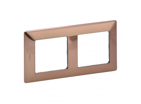Legrand 754162 - Valena Life kettős keret réz dekor