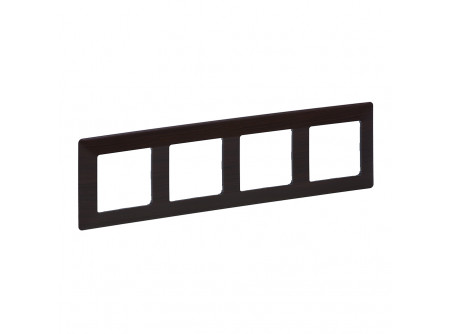 Legrand 754174 - Valena Life négyes keret wenge dekor