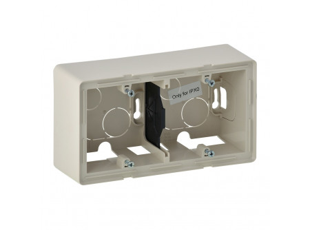 Legrand 754202 - Valena Life kiemelődoboz, kettős elefántcsont