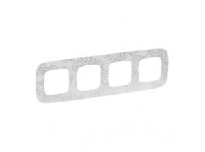 Legrand 754344 - Valena Allure Négyes keret, Króm dekor