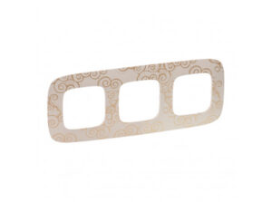 Legrand 754353 - Valena Allure Hármas keret, Arany dekor