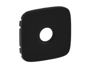 Legrand 754768 - Valena Allure TV aljzat burkolat, Fekete