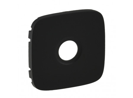 Legrand 754768 - Valena Allure TV aljzat burkolat, Fekete