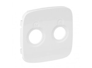 Legrand 754785 - Valena Allure TV-RD aljzat burkolat, Fehér