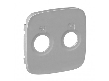 Legrand 754787 - Valena Allure TV-RD aljzat burkolat, Alumínium