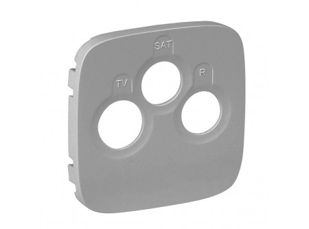 Legrand 754797 - Valena Allure TV-RD-SAT aljzat burkolat, Alumínium
