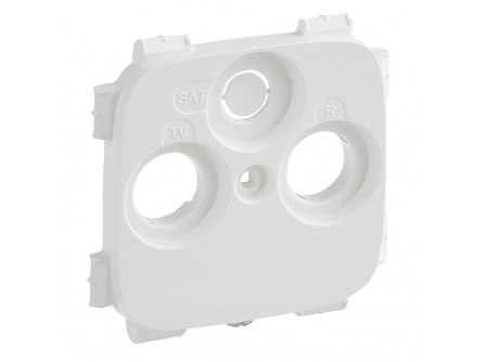 Legrand 754805 - Valena Allure TV-RD-SAT aljzat burkolat (30 mm), Fehér