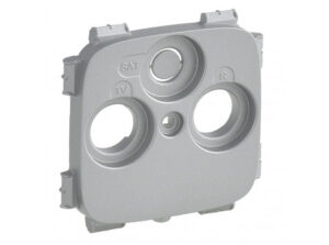 Legrand 754807 - Valena Allure TV-RD-SAT aljzat burkolat (30 mm), Alumínium