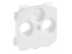 Legrand 754809 - Valena Allure TV-RD-SAT aljzat burkolat (30 mm), Gyöngyház
