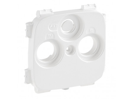 Legrand 754809 - Valena Allure TV-RD-SAT aljzat burkolat (30 mm), Gyöngyház