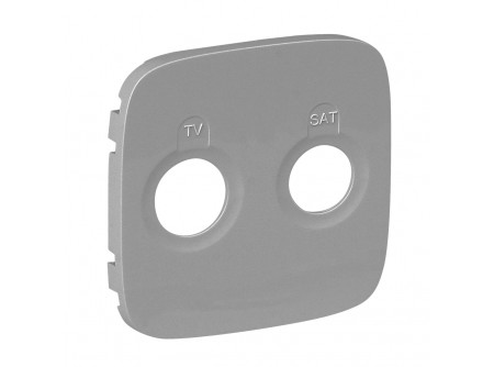 Legrand 754827 - Valena Allure TV-SAT aljzat burkolat, Alumínium