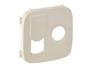 Legrand 754836 - Valena Allure TV+RJ aljzat burkolat, Elefántcsont