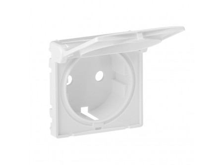 Legrand 754840 - Valena Life 2P+F csatlakozóaljzat burkolat csapófedéllel fehér