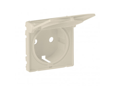 Legrand 754841 - Valena Life 2P+F csatlakozóaljzat burkolat csapófedéllel elefántcsont
