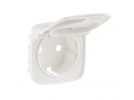 Legrand 754849 - Valena Allure 2P+F csatlakozóaljzat burkolat, csapfedeles, gyöngyház