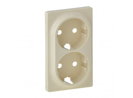 Legrand 754951 - Valena Life 2x2P+F csatlakozóaljzat burkolat elefántcsont