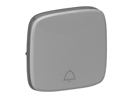 Legrand 755017 - Valena Allure burkolat csengőjellel, Alumínium