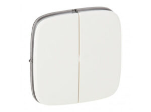 Legrand 755025 - Valena Allure Kettős kapcsoló burkolat, Fehér