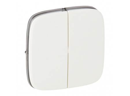 Legrand 755025 - Valena Allure Kettős kapcsoló burkolat, Fehér
