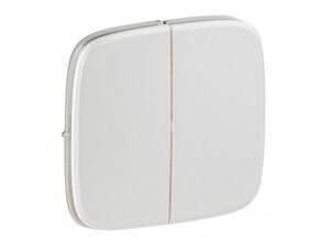 Legrand 755029 - Valena Allure Kettős kapcsoló burkolat, Gyöngyház