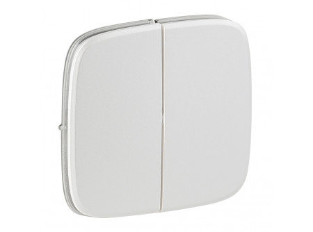 Legrand 755029 - Valena Allure Kettős kapcsoló burkolat, Gyöngyház