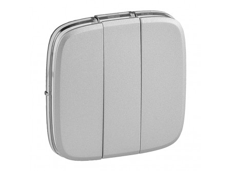 Legrand 755037 - Valena Allure burkolat multifunkciós vezérlőhöz, Alumínium