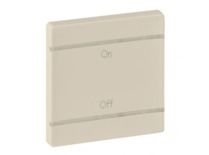 Legrand 755171 - MyHome (Valena Life) BE/KI jelölés széles burkolat, elefántcsont