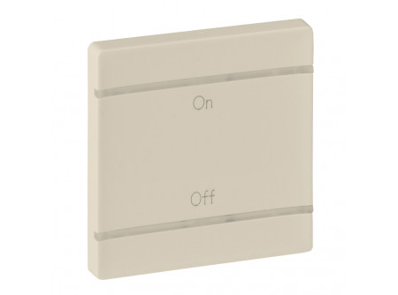 Legrand 755171 - MyHome (Valena Life) BE/KI jelölés széles burkolat, elefántcsont